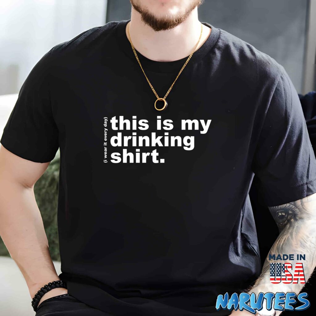 This is my drinking shirt Men t shirt men black t shirt