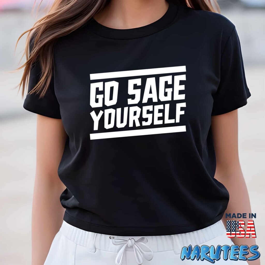 Yogi Bryan Go Sage Yourself Shirt Women T Shirt women black t shirt