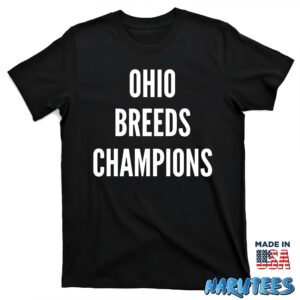 Lebron James Ohio Breeds Champions Shirt T shirt black t shirt new