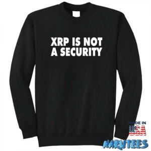 Matt Hamilton Xrp Is Not A Security Shirt Sweatshirt Z65 black sweatshirt