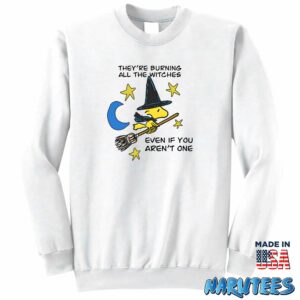 Theyre Burning All The Witches Even If You Arent One Shirt Sweatshirt Z65 white sweatshirt