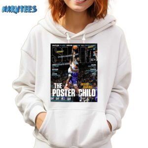 Anthony Edwards The Poster Child Slam Shirt Hoodie white hoodie