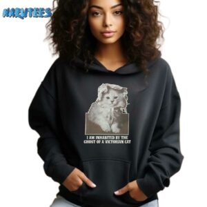 I Am Inhabited By The Ghost Of A Victorian Cat Hoodie black hoodie