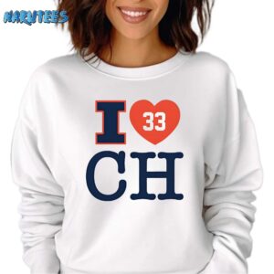I Love 33 Ch Coleman Hawkins Shirt Sweatshirt white sweatshirt