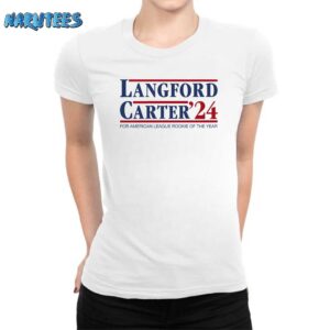 Langford Carter24 For American League Rookie Of The Year Shirt Women T Shirt white women t shirt