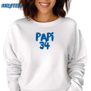 Mathews Am 34 Maple Leafs Seventy Papi Shirt Sweatshirt white sweatshirt