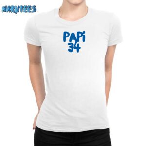 Mathews Am 34 Maple Leafs Seventy Papi Shirt Women T Shirt white women t shirt