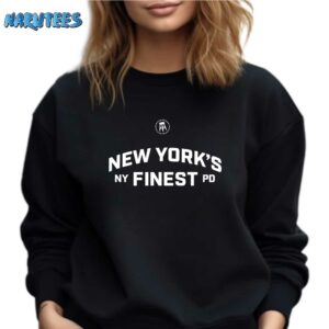 New York City Police Department New Yorks Ny Finest Shirt Sweatshirt black sweatshirt