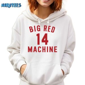 Pete Rose Big Red 14 Machine shirt Hoodie white hoodie