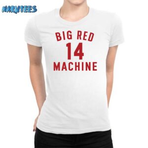Pete Rose Big Red 14 Machine shirt Women T Shirt white women t shirt