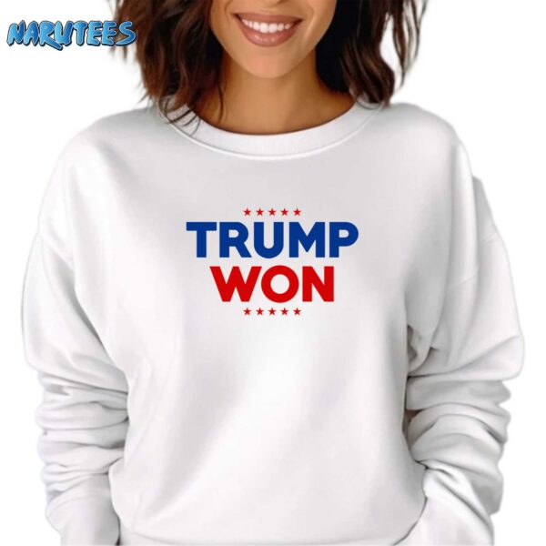 Travis Kelce Wearing Trump Won Shirt