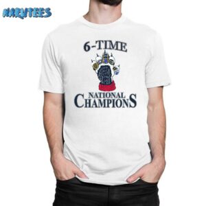 6 Time National Champions UConn Shirt