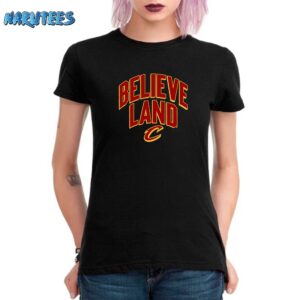 Believeland Cleveland Cavaliers Shirt Women T Shirt black women t shirt