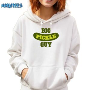 Big Pickle Guy Shirt Hoodie white hoodie
