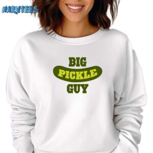 Big Pickle Guy Shirt Sweatshirt white sweatshirt
