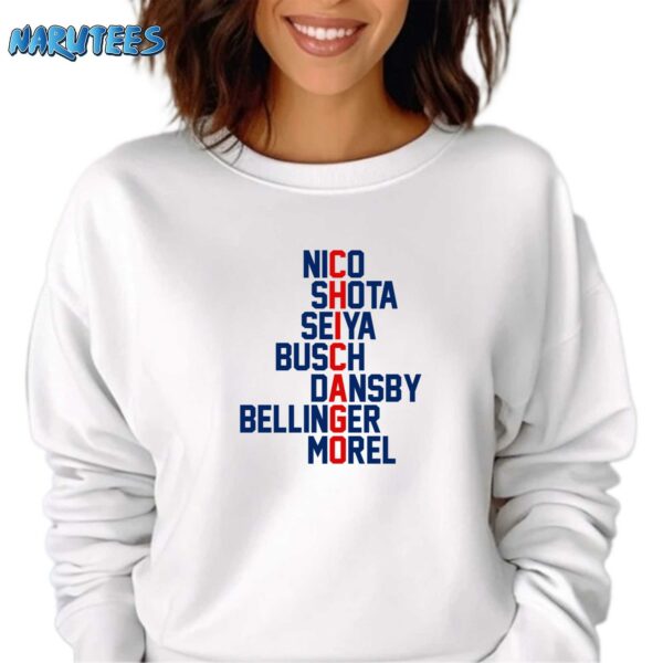 Chicago 2024 Nico Shota Seiya Busch Dansby Bellinger Morel Shirt
