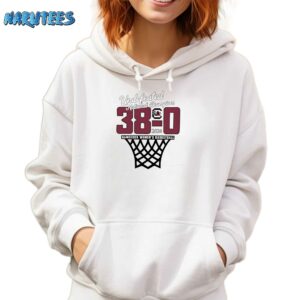 Gamecocks Undefeated 38 0 2024 National Champions shirt Hoodie white hoodie
