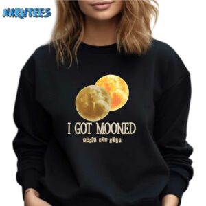 I got mooned eclipse shirt Sweatshirt black sweatshirt