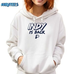 Indiana Game 3 Indy Is Back Shirt Hoodie white hoodie