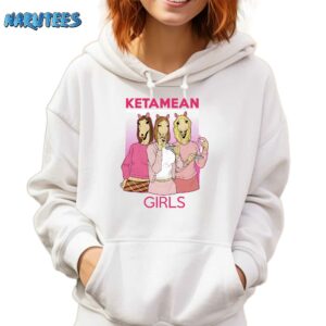Ketamean Girls Horses Shirt Hoodie white hoodie