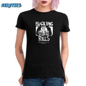 Kim Kelly Black Lung Kills Shirt Women T Shirt black women t shirt
