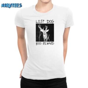 Lost Dog 500 Reward Shirt Women T Shirt white women t shirt