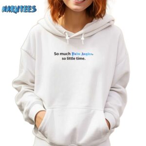 So much palm angels so little time shirt Hoodie white hoodie