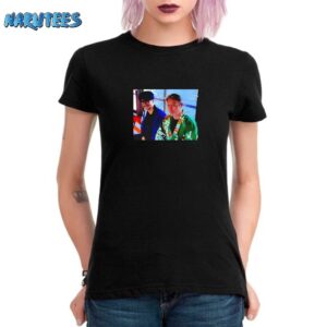 Mads Mikkelsen And Hideo Kojima Picture Shirt Women T Shirt black women t shirt