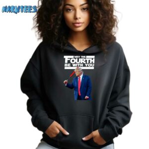 Trump May the fourth be with you shirt Hoodie black hoodie